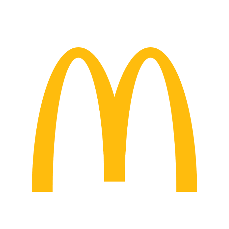 Gelbes „M“-Logo von McDonald’s